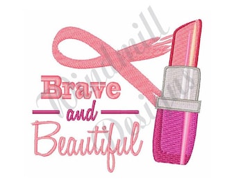 Breast Cancer Ribbon - Machine Embroidery Design, Embroidery Designs, Machine Embroidery, Embroidery Patterns & Files, Instant Download