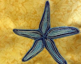 Ripple Starfish - Machine Embroidery Design, Embroidery Designs, Machine Embroidery, Embroidery Patterns & Files, Instant Download