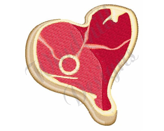 T Bone Beef Steak Machine Embroidery Design Diseños De Etsy México