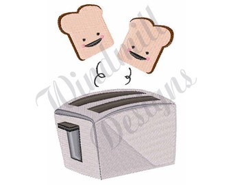 Toaster - Machine Embroidery Design, Embroidery Designs, Machine Embroidery, Embroidery Patterns, Embroidery Files, Instant Download