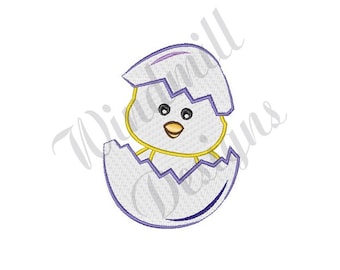 Easter Egg Chick -Machine Embroidery Design, Embroidery Designs, Machine Embroidery, Embroidery Patterns, Embroidery Files, Instant Download