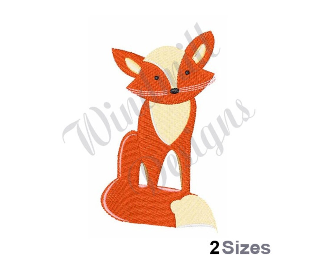Red Fox - Machine Embroidery Design, Embroidery Designs, Machine ...