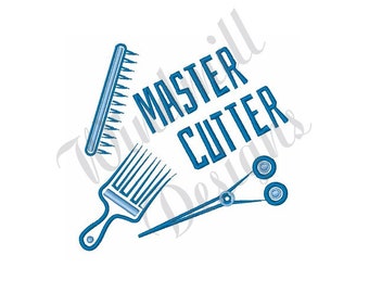 Scissors and Comb - Machine Embroidery Design, Embroidery Designs, Embroidery Patterns, Embroidery Files, Instant Download