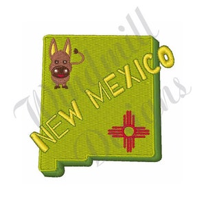 Nuevo Estado de México -Diseño de bordado de máquinas, diseños de bordado, bordado de máquinas, patrones de bordado, archivos de bordado, descarga instantánea
