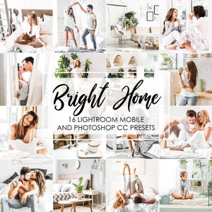 HOME PRESETS LIGHTROOM, Lightroom Presets Mobile, Indoor Presets, Bright White Presets, Desktop Presets, Instagram Blogger Presets Filter