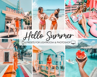 Lightroom Mobile Presets, Lightroom Presets Desktop, Summer Presets, Instagram Presets, Travel Photography Preset, Lifestyle Blogger Presets