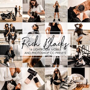 LIGHTROOM PRESETS DESKTOP, Mobile Presets Lightroom, Minimal Presets, Instagram Blogger Presets, Moody Black Presets, Fashion Presets