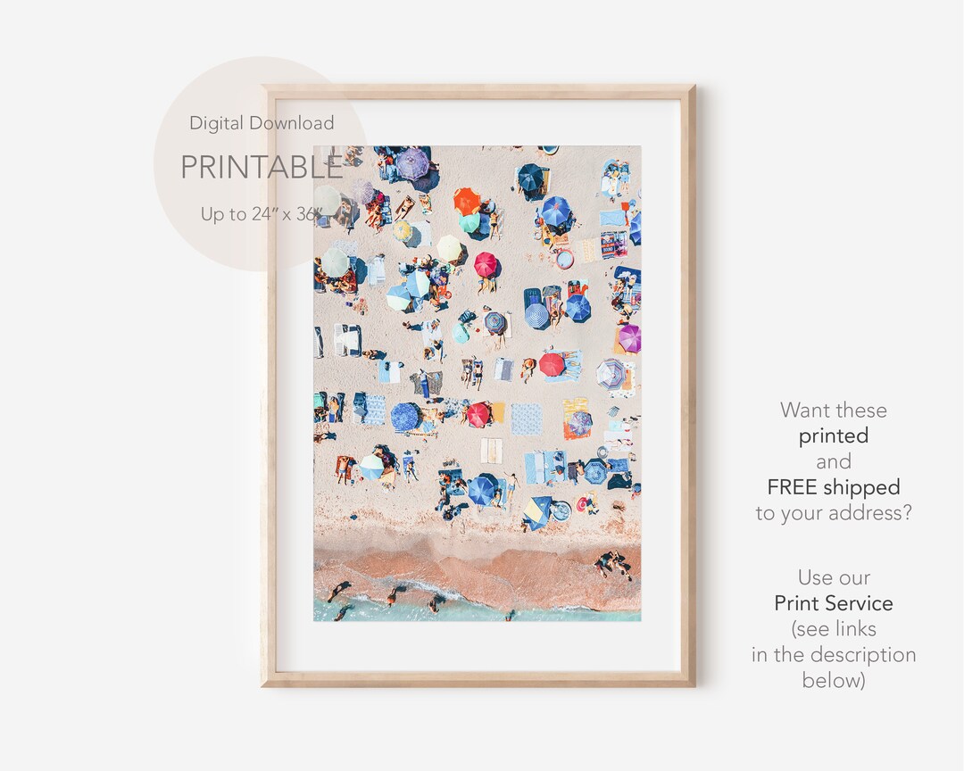 Landscape Beach Prints, Modern Beach Art, Beach Print, Beach Prints ...