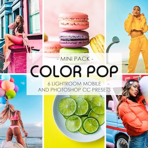 LIGHTROOM MOBILE PRESETS, Lightroom Presets Desktop, Color Pop Presets, Sommer Presets, Vivid Presets, Instagram Presets, Blogger Presets