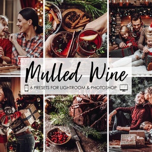 6 Lightroom Presets Winter Presets Christmas Presets Holiday Xmas Presets Brown Moody Presets Warm Rustic Presets Instagram Blogger Filters