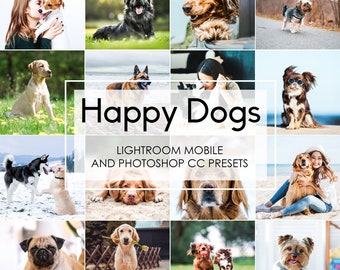 HOND LIGHTROOM VOORINSTELLINGEN, Instagram Dierenkat Voorinstellingen, Gelukkige Hond Foto Voorinstellingen, Huisdier Portret Mobiele Voorinstellingen, Lightroom Desktop Blogger Voorinstellingen