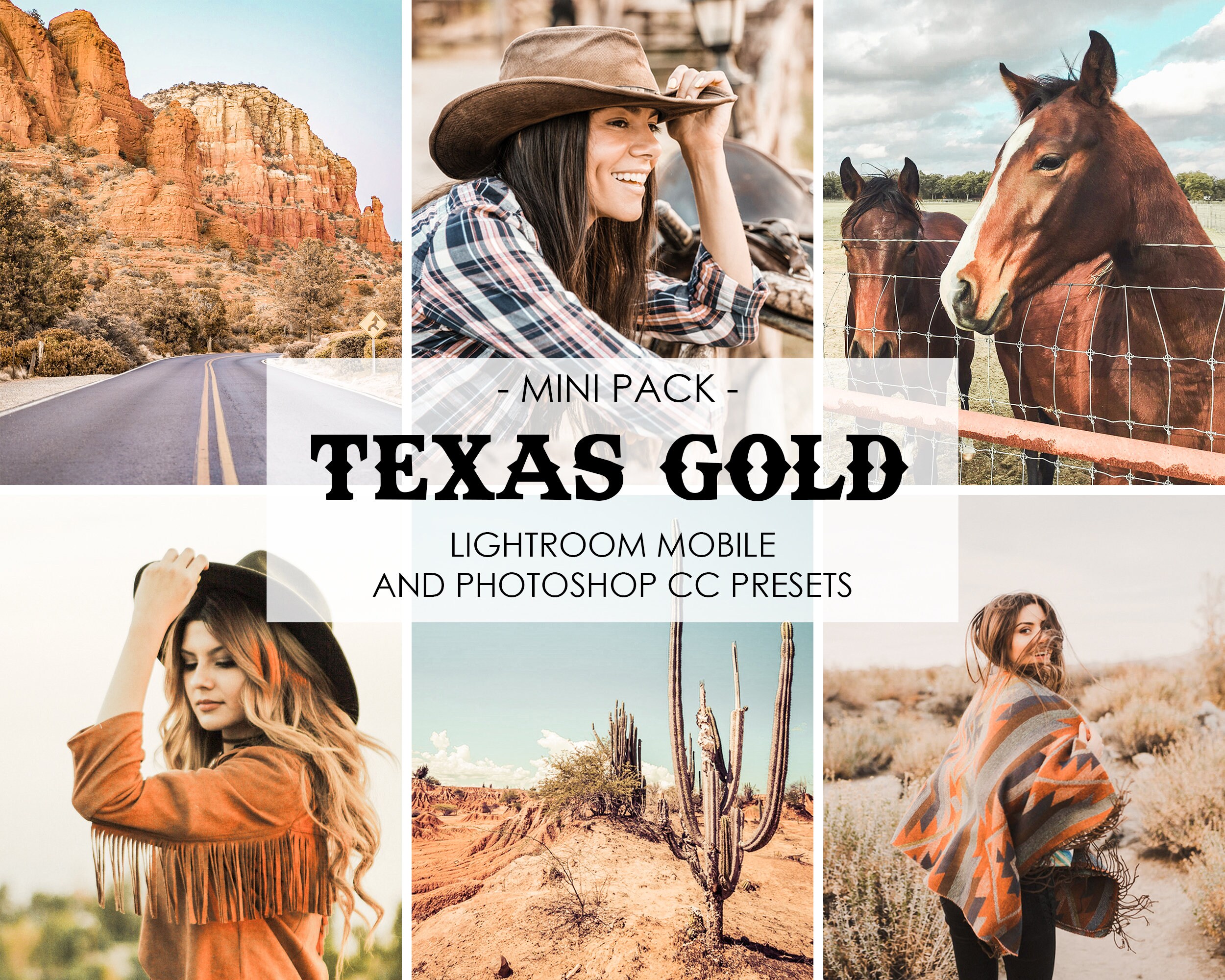 LIGHTROOM MOBILE PRESETS Warm Presets Gold Western Presets Etsy