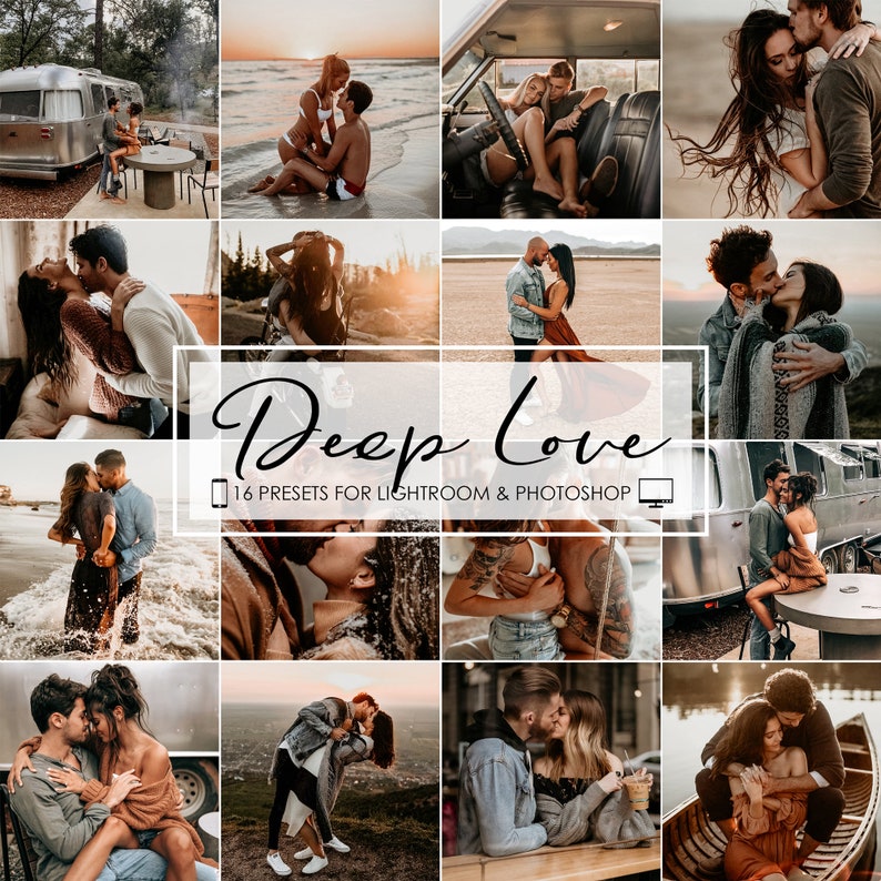 Moody Wedding Presets, WEDDING LIGHTROOM PRESETS Escritorio, Presets de Instagram, Presets móviles, Presets de Blogger, Presets de película, Presets de Boho imagen 1
