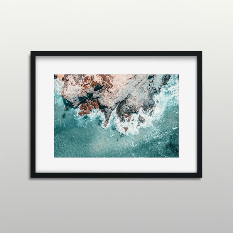 Ocean Print Ocean Art Printable Art Digital Download Waves Etsy