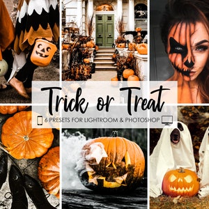 HALLOWEEN LIGHTROOM VOORINSTELLINGEN, Donkere Instagram Voorinstellingen Filters, Moody Fall Presets, Herfst Blogger Presets, Lightroom Mobile Desktop Presets