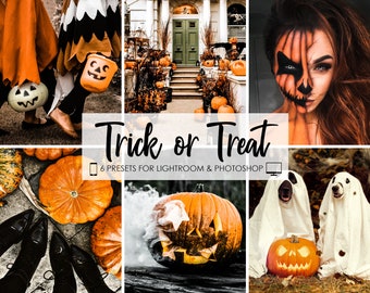 HALLOWEEN LIGHTROOM PRESETS, Dark Instagram Presets Filters, Moody Fall Presets, Autumn Blogger Presets, Lightroom Mobile Desktop Presets