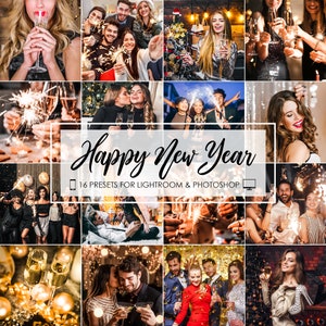 16 Lightroom Presets New Years Eve Presets Winter Holiday Presets Fireworks Party Presets Lifestyle Instagram Presets Blogger Photo Filters
