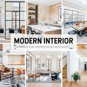REAL ESTATE PRESETS, Home Interior Presets, Clean Bright Presets, Architecture Indoor Presets, Lightroom Mobile Presets, Desktop Presets