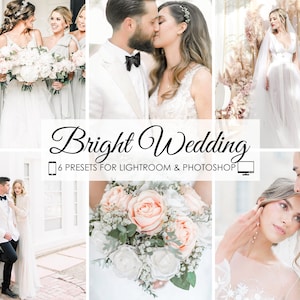 Helle HOCHZEIT PRESETS, LIGHTROOM Mobile Presets, Hochzeit Lightroom Desktop Presets, Instagram Presets, Blogger Presets, Film Presets