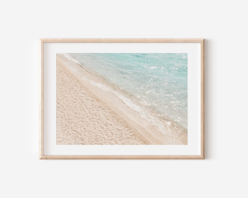 Printable Beach Wall Art Aerial Beach Print Beach Poster Etsy