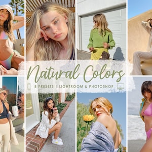 NATURAL LIGHTROOM PRESETS, Light Airy Soft Presets, Clean Instagram Blogger Presets, No Filter Desktop Presets, Lightroom Mobile Presets