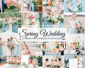 WEDDING PRESETS, LIGHTROOM Mobile Presets, Wedding Lightroom Presets Desktop, Instagram Presets, Blogger Presets, Spring Film Photo Filters