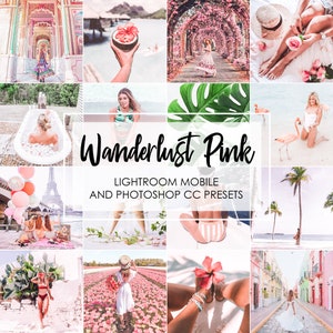 LIGHTROOM MOBILE PRESETS, Summer Presets, Instagram Filter Presets, Travel Blogger Presets, Influencer Selfie Presets, Desktop Presets