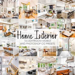 REAL ESTATE Lightroom PRESETS, Bright Interior Presets, Home Indoor Presets, Clean Architecture Presets, Lightroom Desktop Mobile Presets