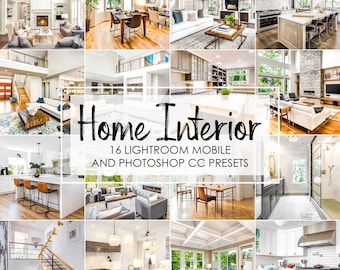 REAL ESTATE Lightroom PRESETS, Bright Interior Presets, Home Indoor Presets, Clean Architecture Presets, Lightroom Desktop Mobile Presets