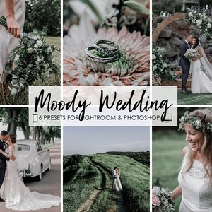 LIGHTROOM Presets, Moody HOCHZEIT PRESETS, Lightroom Mobile Presets, Instagram Filter, Desktop Presets, Blogger Presets, Film Presets