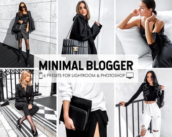 LIGHTROOM MOBILE PRESETS, Lightroom Presets Desktop, Minimal Presets, Instagram Blogger Presets, White Presets, Influencer Fashion Presets