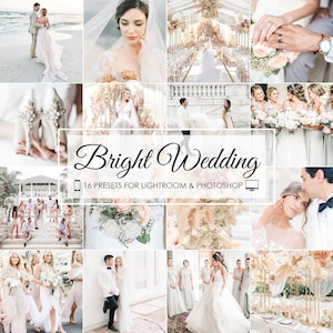 WEDDING LIGHTROOM PRESETS, Bright Wedding Presets, Lightroom Mobile Presets, Blogger Presets, Instagram Presets Filters, Film Presets