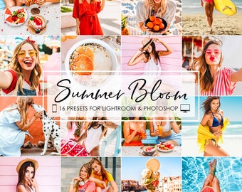 Lightroom Presets Desktop, Lightroom Mobile Presets, Instagram Presets, Blogger Presets, Lifestyle Presets, Bright Summer Travel Presets