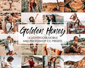 LIGHTROOM PRESETS, MOBILE Presets, Gold Warm Presets, Western Presets, Fall Rustic Presets, Landscape Presets, Blogger Instagram Presets
