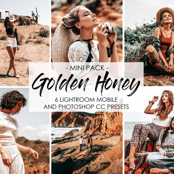 LIGHTROOM MOBILE PRESETS, Western Presets, Warm Gold Presets, Rustic Presets, Portrait Presets, Instagram Fall Presets, Film Blogger Presets