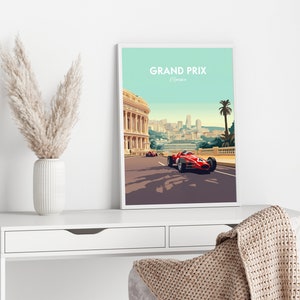 Monaco Grand Prix Poster 2024, F1 Poster, Monaco Poster, Grand Prix ...