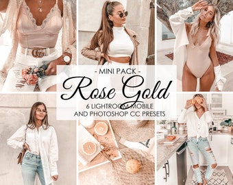 ROSE PRESETS LIGHTROOM, Lightroom Mobile Presets, Selfie Presets, Instagram Filters Presets, Fashion Presets, Blogger Presets, Pink Presets