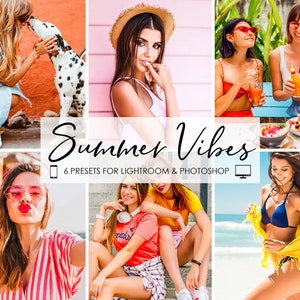 Lightroom Mobile Presets, Lightroom Presets Desktop, Instagram Presets, Bright Summer Presets, Travel Blogger Presets, Lifestyle Presets