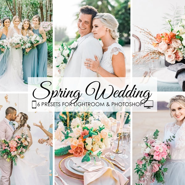 WEDDING LIGHTROOM PRESETS, Wedding Presets, Instagram Presets, Mobile Presets, Blogger Presets, Desktop Presets, Fine Art Outdoor Presets