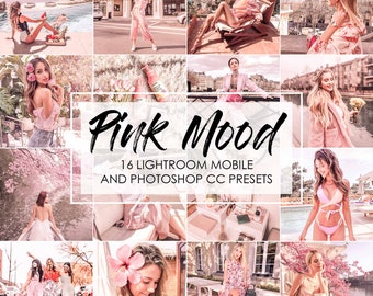 LIGHTROOM PRESETS, PINK Presets, Mobile Presets, Rose Presets, Instagram Filters, Dreamy Presets, Travel Presets, Fashion Blogger Presets