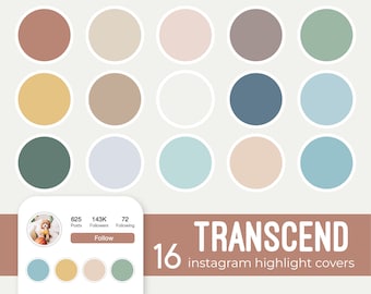 Instagram Highlight Covers Icons, Pastel Tone Instagram Stories Icons, Minimalist Social Media Fashion Blogger Lifestyle Icons Story Set