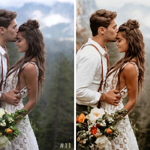 Moody Wedding Presets, WEDDING LIGHTROOM PRESETS Escritorio, Presets de Instagram, Presets móviles, Presets de Blogger, Presets de película, Presets de Boho imagen 4