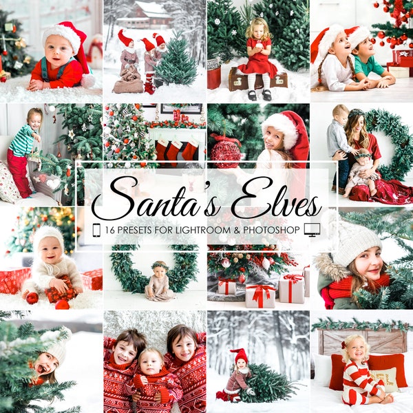 16 Lightroom Presets Christmas Presets Children Baby Presets Kids Presets Xmas Family Presets Bright Snow Winter Presets Mobile Instagram