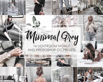 LIGHTROOM MOBILE PRESETS, Instagram Presets, Blogger Presets, Influencer Presets, Fashion Presets, Film Presets, Grey Presets, Moody Presets