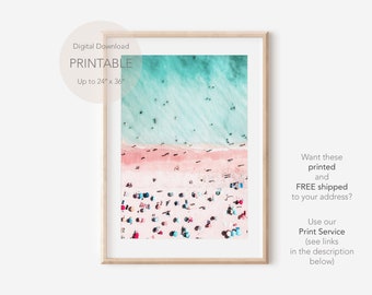 Strand Poster, Strand Poster, Strand Kunstdruck, Strand Fotografie, Strand Poster, Strand Poster Druck Kunst, WandKunst Dekor, Boho Strand