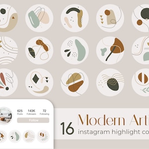 Minimalist Highlight Covers for Instagram, Ig Story Icons ...