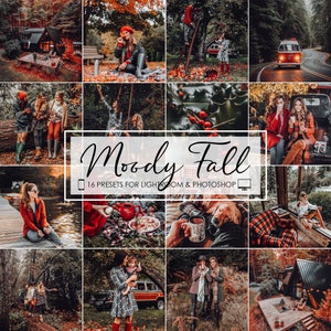 FALL LIGHTROOM PRESETS, Autumn Presets, Mobile Presets Lightroom, Film Dark Presets, Rustic Moody Presets, Instagram Blogger Presets Filters