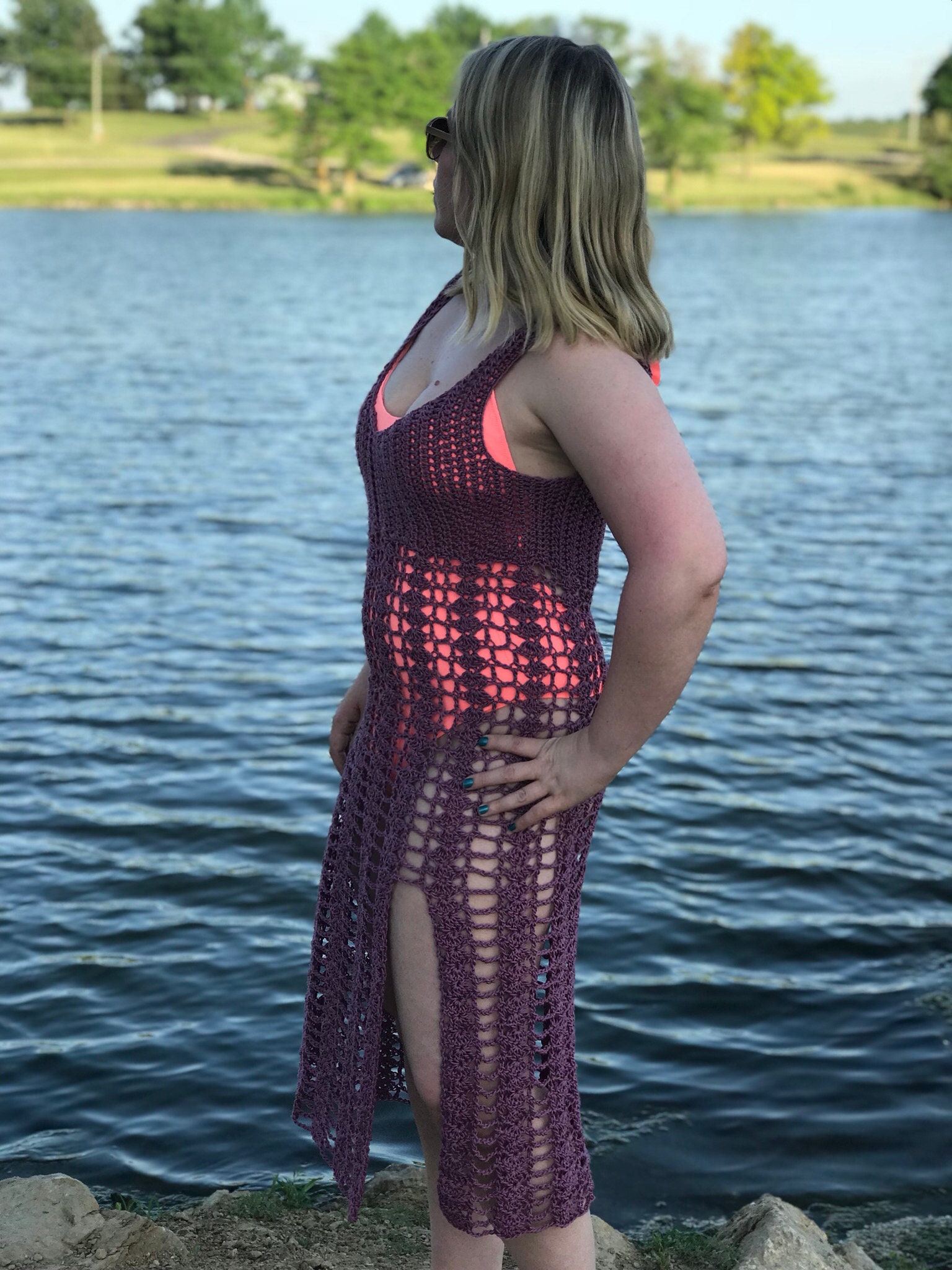 CROCHET DRESS PATTERN Swimsuit Cover Up Crochet Tutorial Etsy