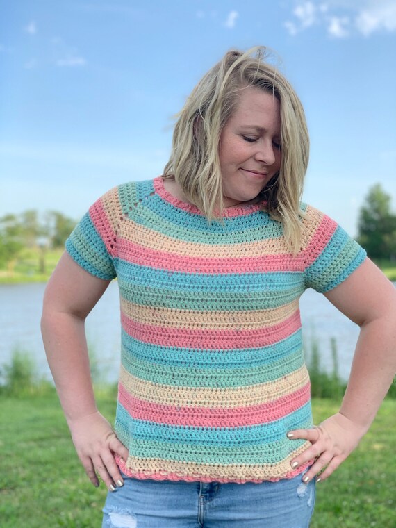 CROCHET PATTERN Sunny Raglan Crochet 