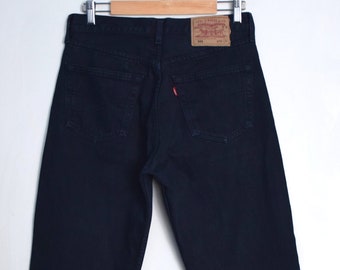 Vintage 90s: Levi's 501 Denim Jeans - Black - Made in USA (31x32
